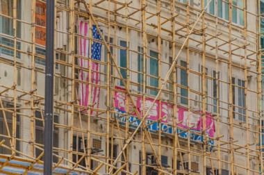 Scaffold banners