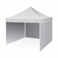 Canopy Top, Frame & 3 Walls (Single Sided)