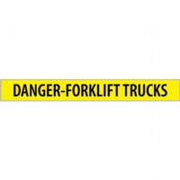 Danger-Forklift Trucks - Blk/Yel
