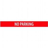 No Parking - Wht/Red