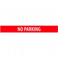 No Parking - Wht/Red
