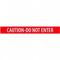 Caution-Do Not Enter - Wht/Red