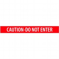 Caution-Do Not Enter - Wht/Red
