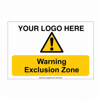 Exclusion Zone Site Safety Signs