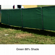 Green Heras Fence Screen
