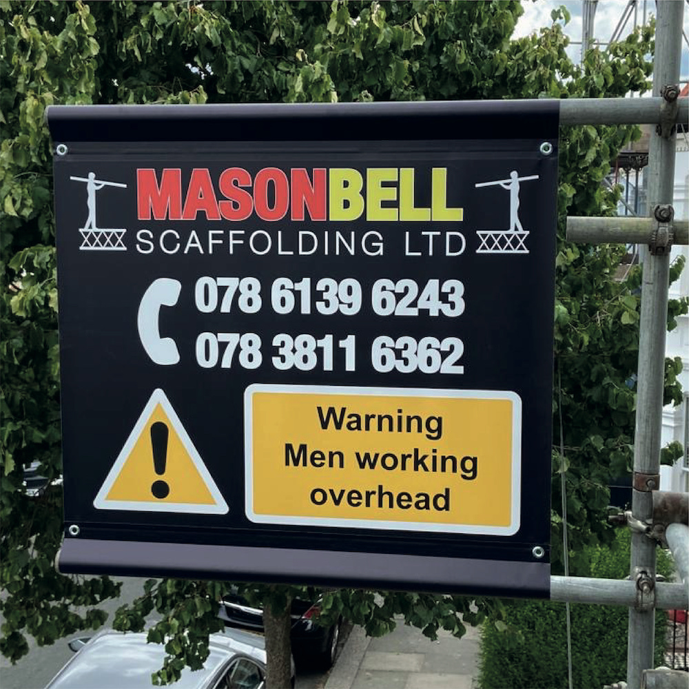 Scaffold Advertising Banners