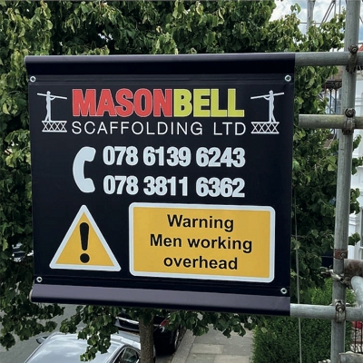 Scaffold Advertising Banners