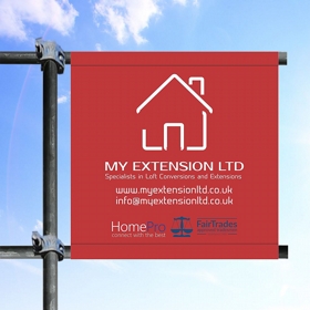 Scaffold Banners - 1.2m x 1.2m