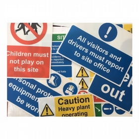 Medium Site Safety Sign Bundle - Bespoke With Logo