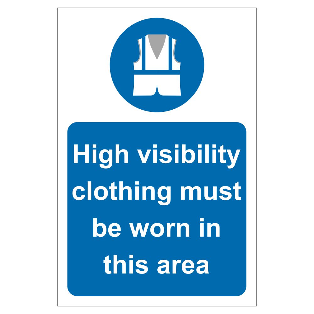 Hi Vis Jackets Site Safety Sign