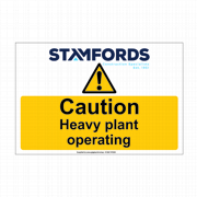 Bespoke Heavy Plant Sign