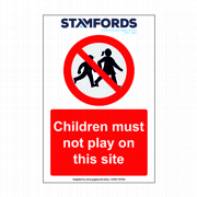 Bespoke Children On Site Sign
