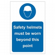 Hard Hats Site Safety Sign