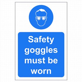 Safety Goggles Sign