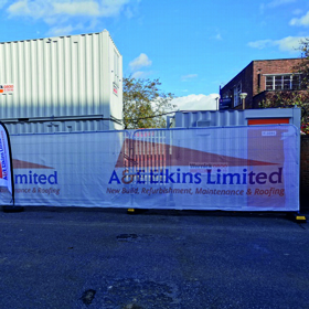 Printed Debris Netting - 25m x 1.75m