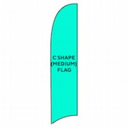 Shark Feather Flag - Medium